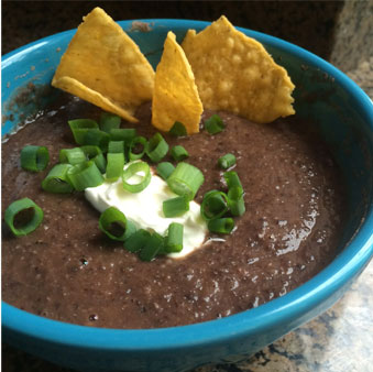 Black Bean and Salsa Soup - Fresh Savings