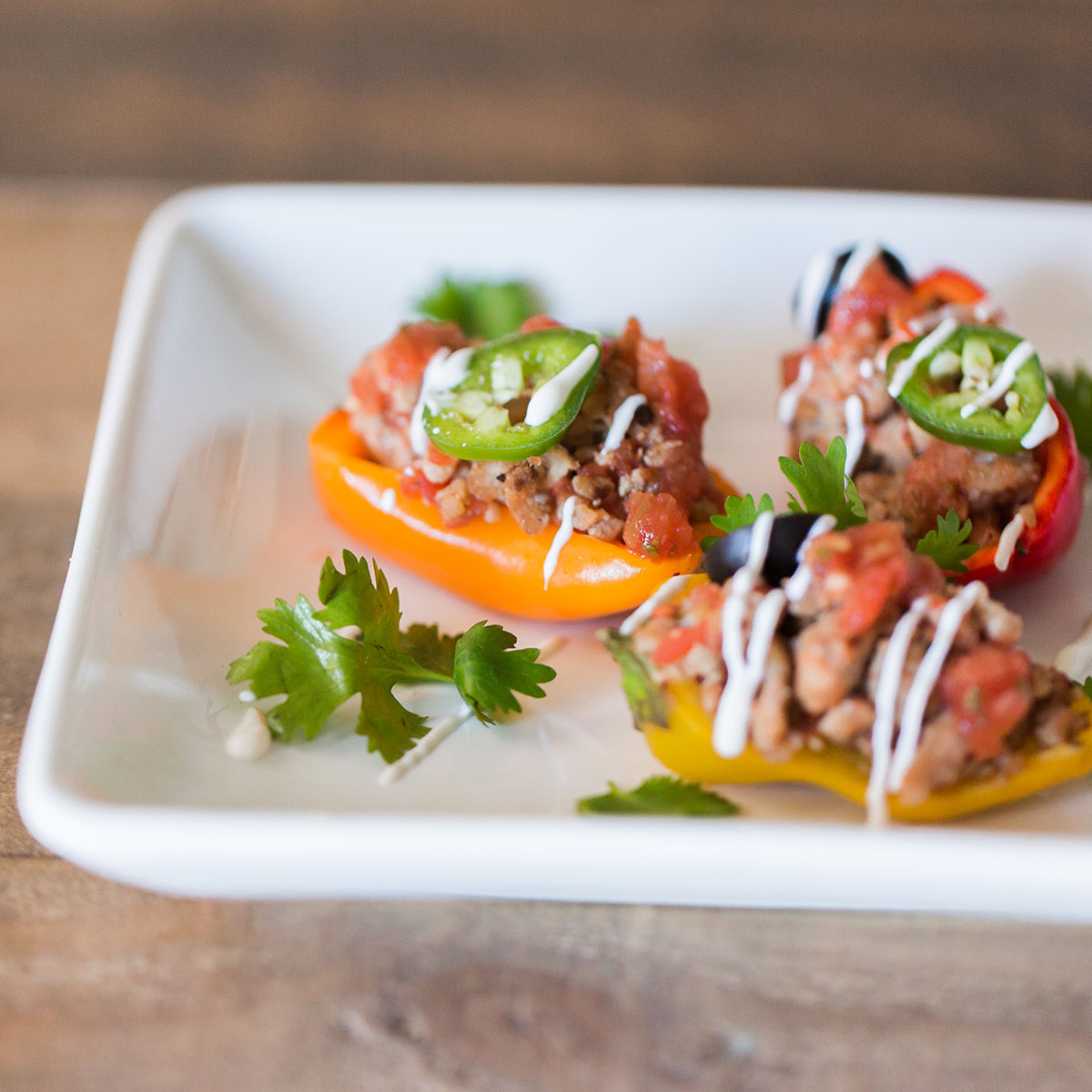 Roasted Bell Pepper Bites Fresh Cravings