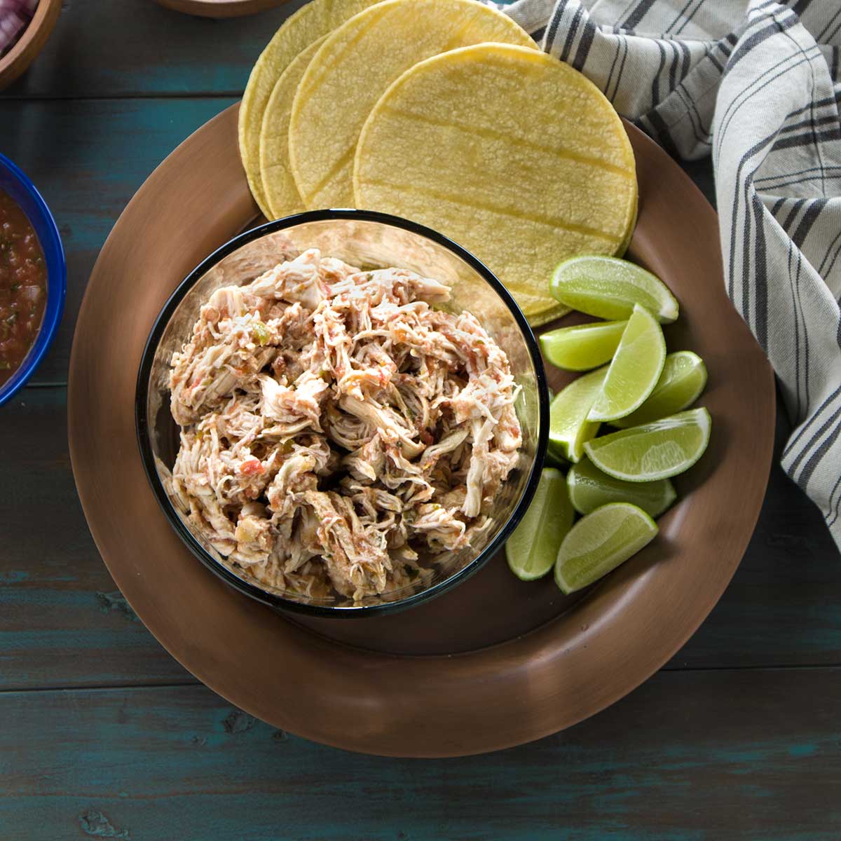 Slow Cooker Salsa Chicken - Fresh Cravings