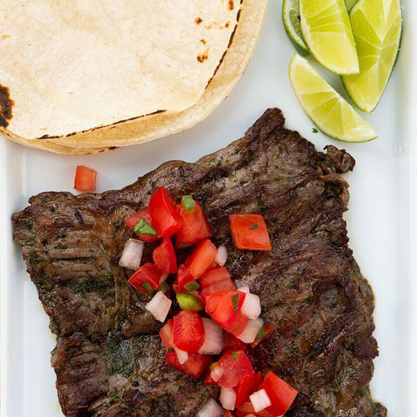 Skirt Steak with Fresh Cravings Pico de Gallo Salsa - Fresh Cravings