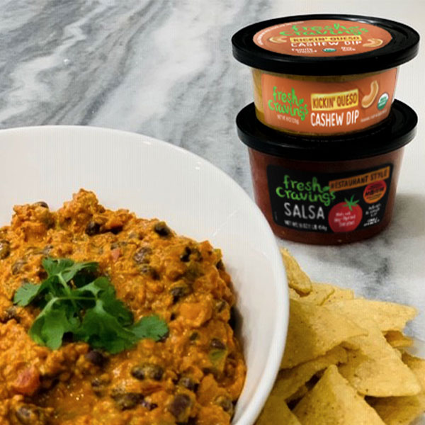 Vegan Black Bean & Chorizo Queso Dip - Fresh Cravings