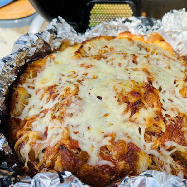 Tex-Mex Chicken Pull Apart Bread - Fresh Cravings
