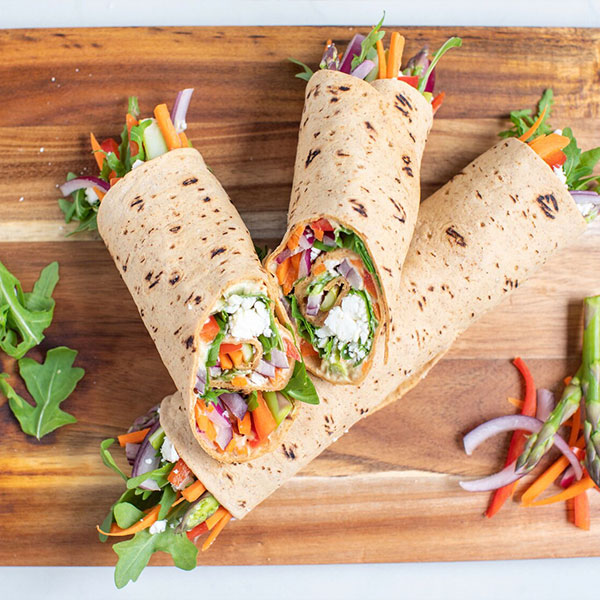 HummusVeggie Wraps Fresh Cravings