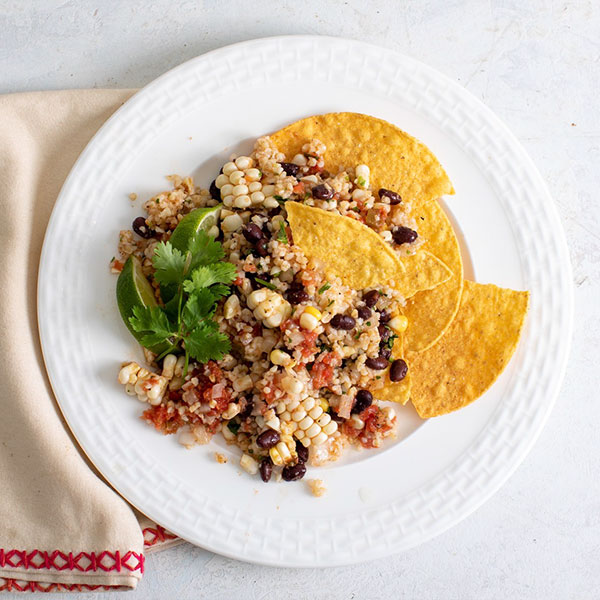Southwest Black Bean and Corn "Tabbouleh" - Fresh Cravings