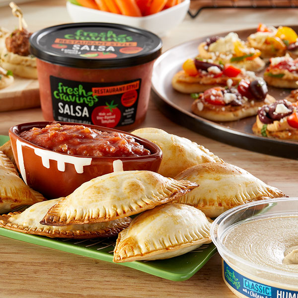 Mini Football Empanadas - Fresh Cravings