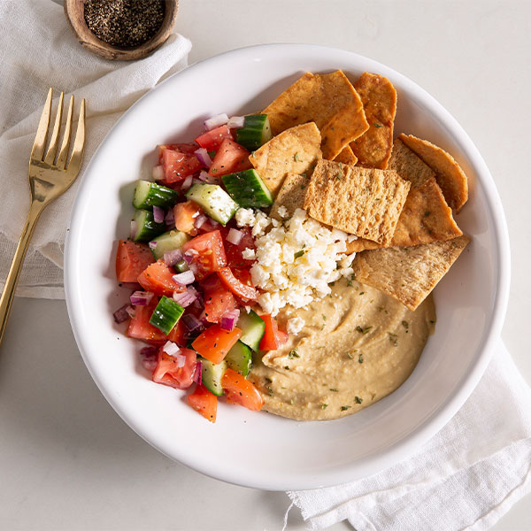 Greek Pita Chip Bowls Fresh Cravings